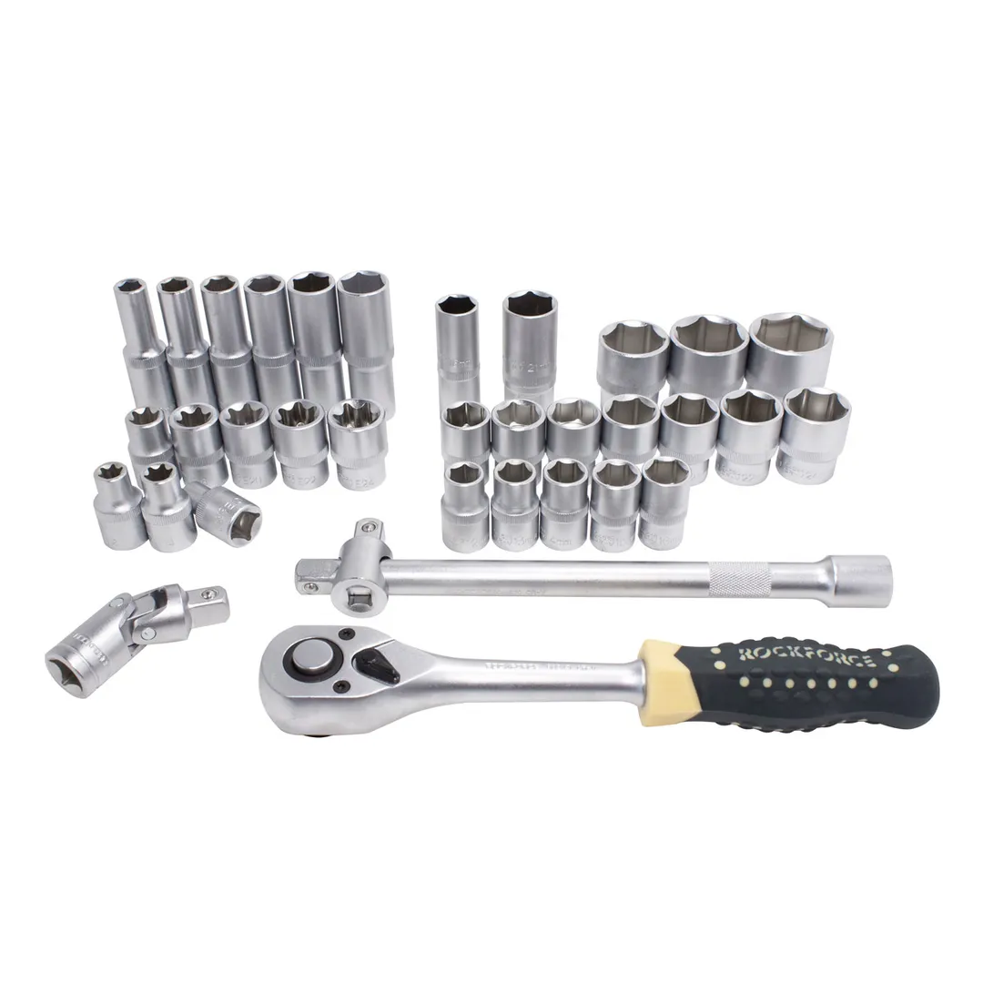 Набор инструментов 122 пр. 1/4''&1/2'', 6-гр RockForce RF-38901