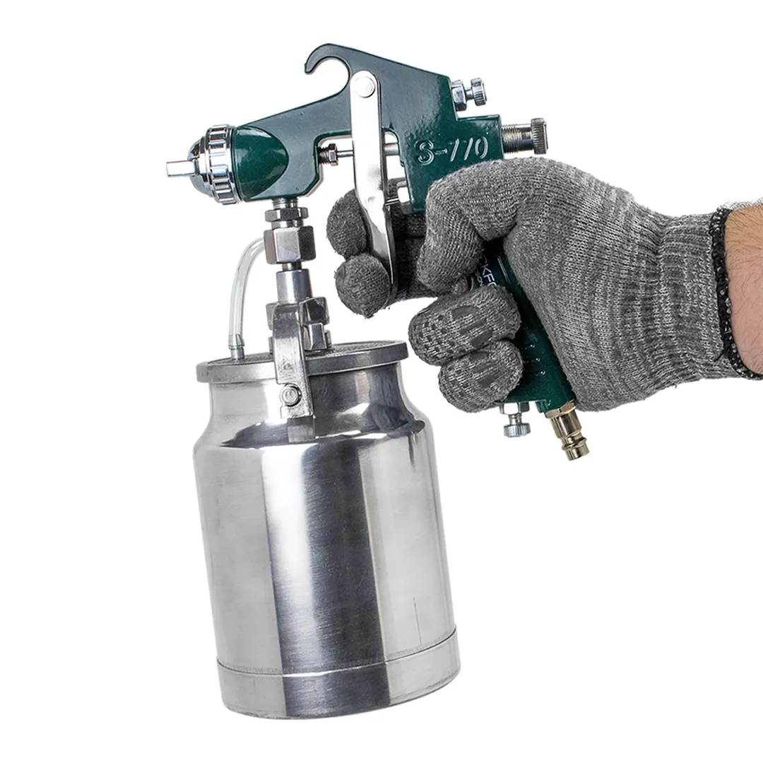 Краскораспылитель с нижним металлическим бачком бачок 1000 мл, сопло 1.8 мм RockForce RF-S-770S