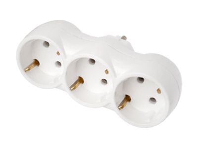 Разветвитель 3-местный, с/з, 16А, 250В, Bylectrica РВ16-375