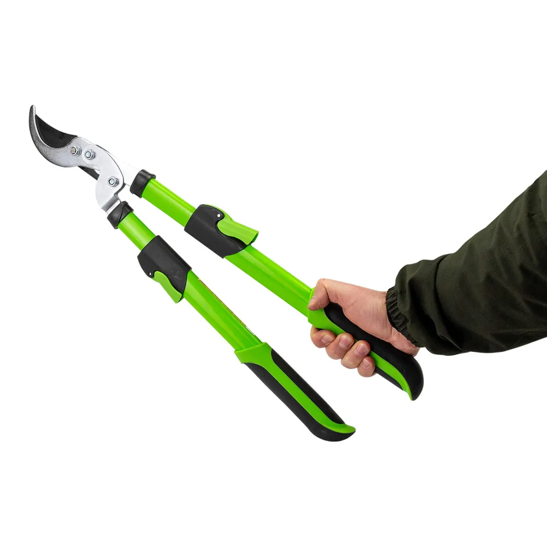 Сучкорез плоскостной с телескопическими рукоятками 630-860 мм, L лезвий 90 мм WMC TOOLS WMC-TG1203024-I