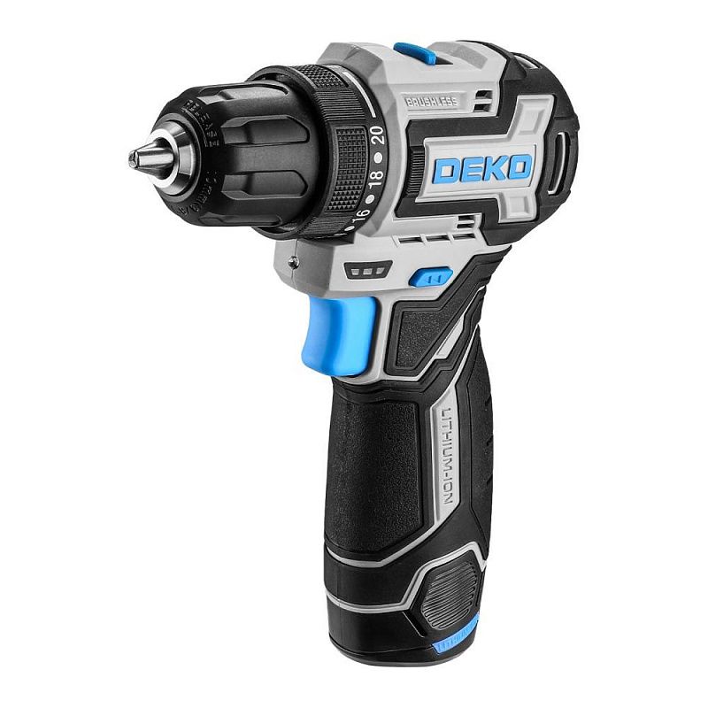 Дрель-шуруповерт аккумуляторная Sharker 12V PRO DEKO 084-1036