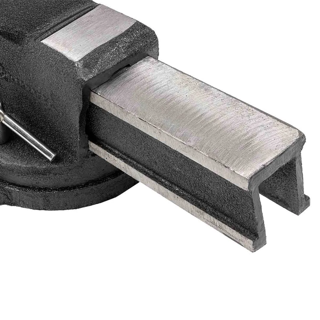 Тиски стальные поворотные с наковальней 4'' 100 мм ForceKraft FK-6540304