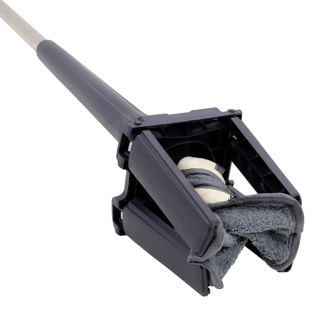 Швабра с отжимным механизмом ''бабочка''и скребком WMC TOOLS WMC-3H(blue)