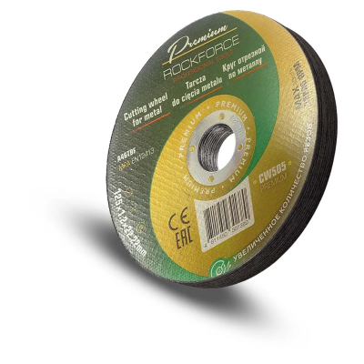 Круг отрезной по металлу 125x1,2x22,2 мм, 10 шт RockForce RF-CW505 PREMIUM[10шт к-т]