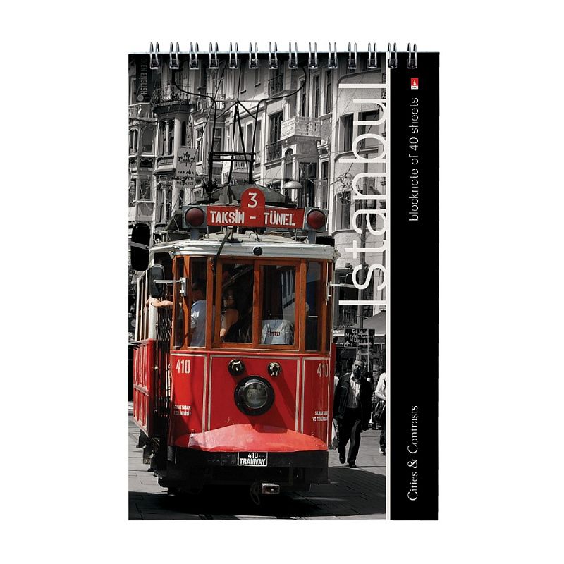 Блокнот "Города" , 40 листов , A5 , 127x202 мм , ассорти