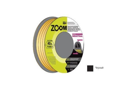 Уплотнитель гаражный D черный INDUSTRIAL ZOOM