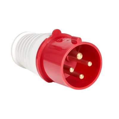 Вилка переносная 024 3Р+РЕ 32А 380В IP44 EKF PROxima ps-024-32-380