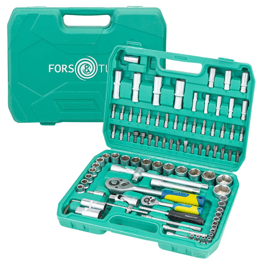 Набор инструментов 94 пр 1/4''&1/2'' 6-гр FORSandTUNE FORSandTUNE-4941-5