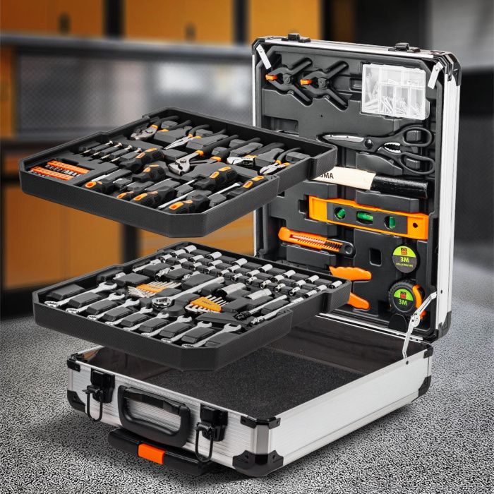 Набор инструментов в пластиковом кейсе 186 пр. ISMA ISMA-ISMA186-3