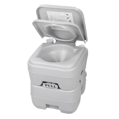 Биотуалет портативный пластмассовый 20 л, высота 420 мм, помпа ISMA ISMA-PT20-2