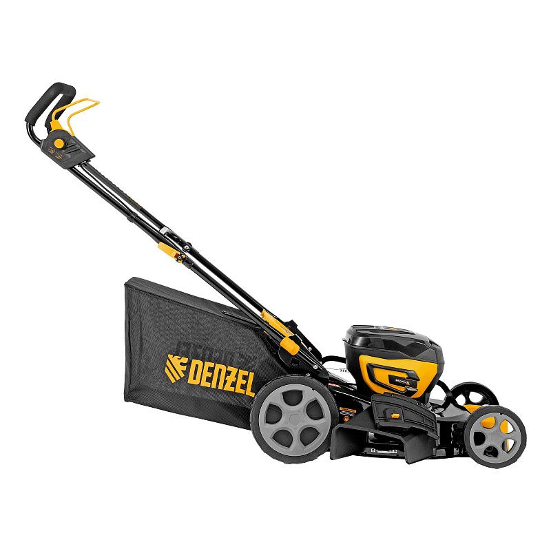 Газонокосилка аккумуляторная бесщет. DLM-460, 460 мм, травосб. 65 л., Li-Ion, 40 В Denzel 58911