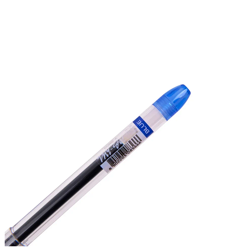 Ручка гелевая "My-Gel Standard", 0.5 мм, прозрачный, стерж. синий