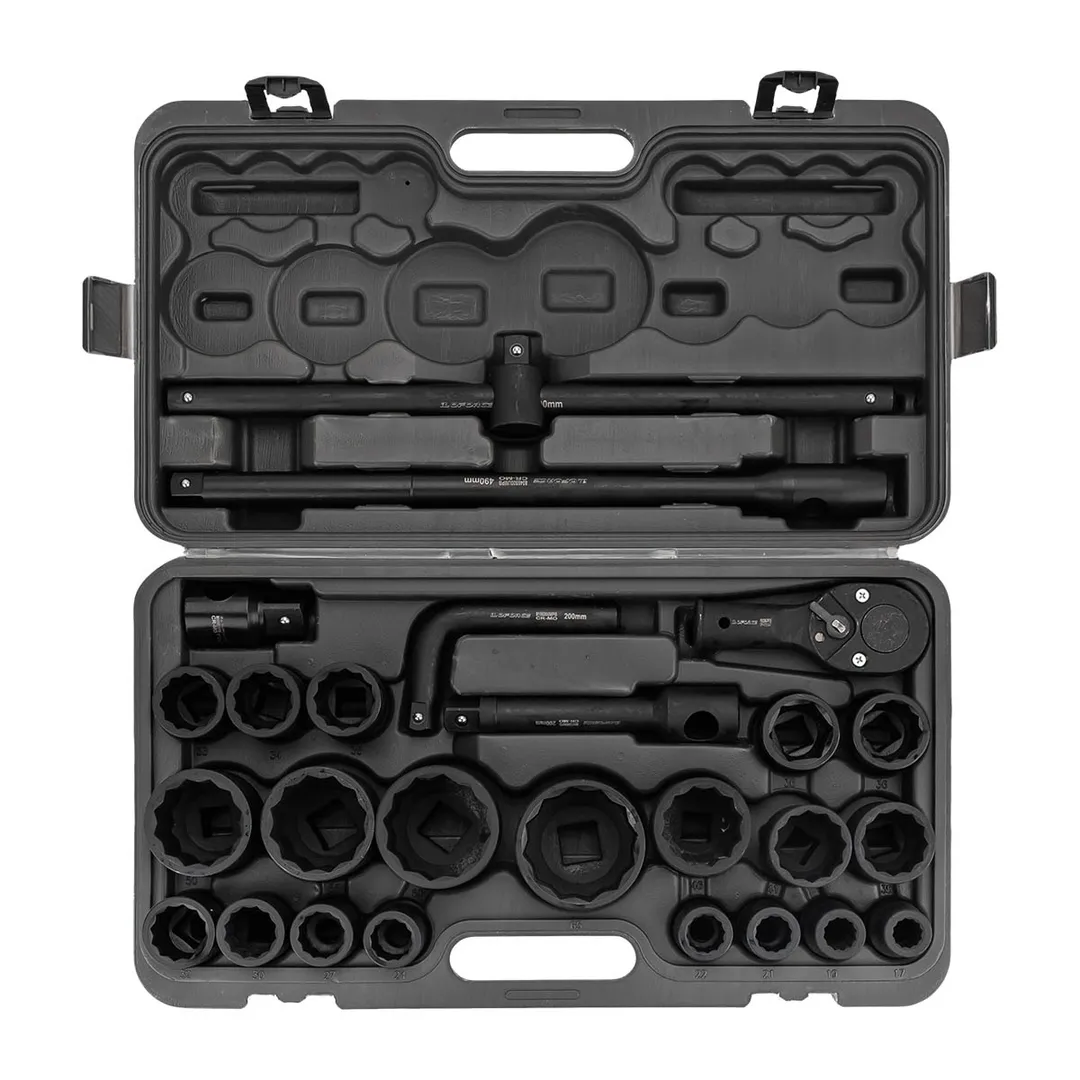 Набор инструментов ударных 26 пр, 3/4'', 1'' 12-гр. ILOforce IF-68262-9MPB