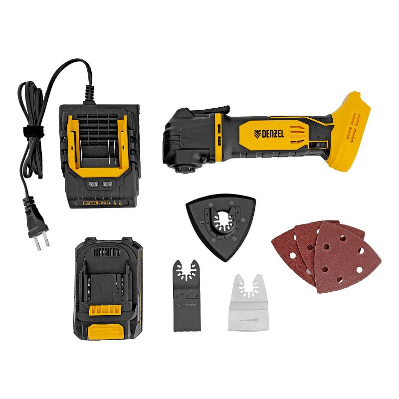 Инструмент многофункциональный аккумуляторный CMTH-20, Li-Ion, 20 В Denzel 28405