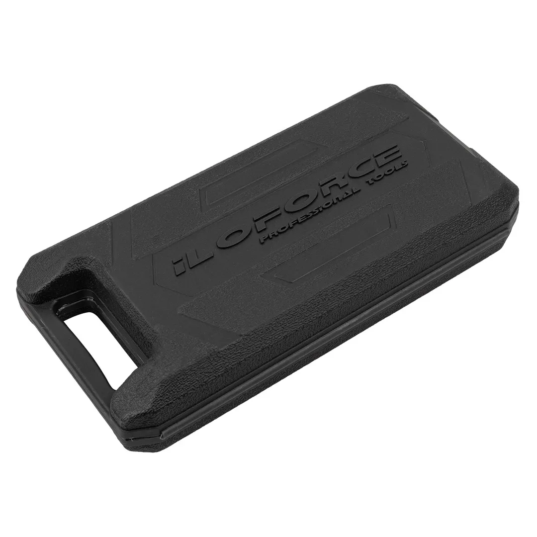 Набор ударных головок 8-27 мм 1/2'' 6 гр 16 пр, удлинитель 75 мм ILOforce IF-4179-5MPB