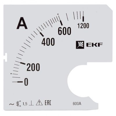 Шкала сменная для A961 600/5А-1,5 EKF PROxima s-a961-600