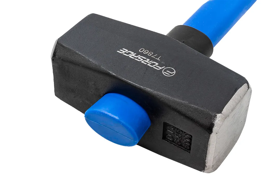 Кувалда 6 кг, с фиберглассовой ручкой и резиновой противоскользящей накладкой, L ручки-800 мм Forsage F-T7860