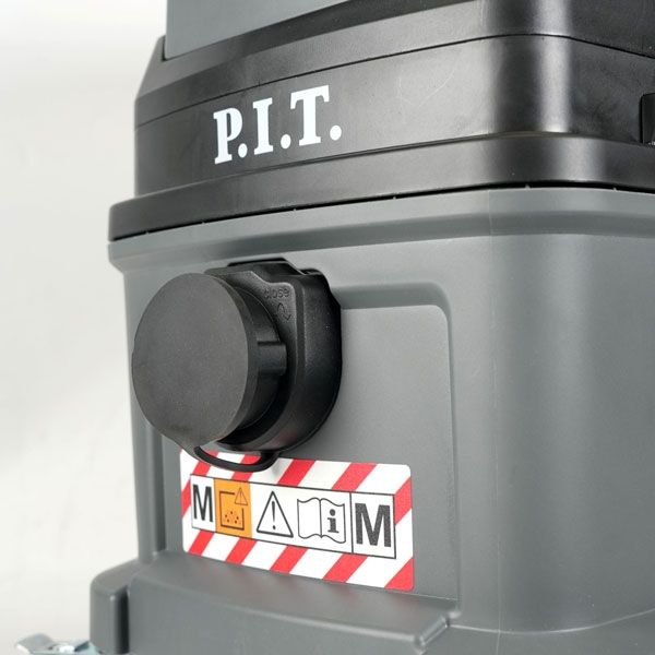 Пылесос строительный электрич. ULTRA, 1600Вт, розетка 2кВт, коннектор, 40л, сух/мокр PIT PVC40-C