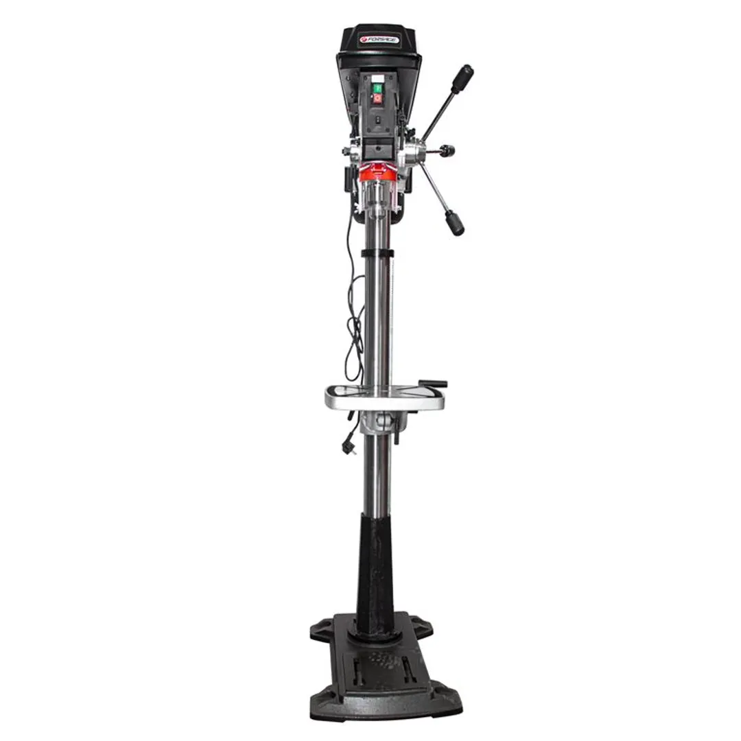 Станок сверлильный напольный 220В, 750Вт, 260-3000об/мин, диаметр сверла - 3-16 мм, 12 скоростей Forsage F-DP39020F
