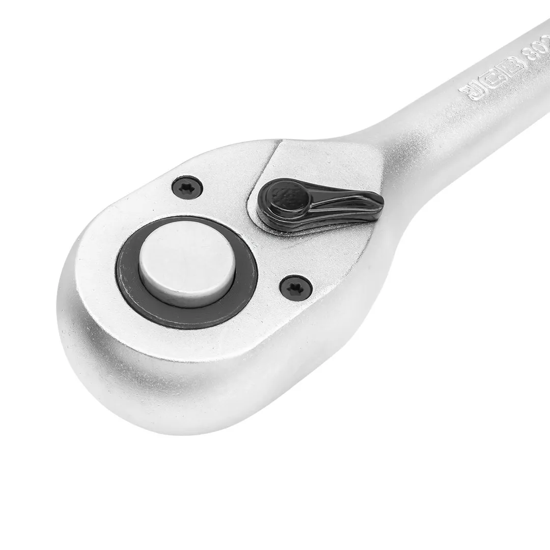 Трещотка реверсивная с резиновой ручкой 1/2'' 45 зуб. JCB JCB-80243