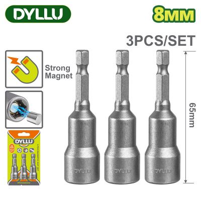 Торцевая магнитная насадка 8x65 мм DYLLU DTWR2K08 (3 шт)