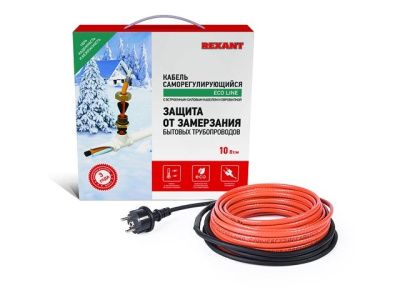 Греющий саморегулир. кабель в трубу 10HTM2-CT (2м/20Вт) REXANT 51-0601