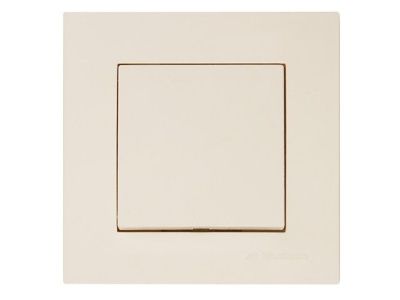 Выключатель двухполюсный (скрытый, винт. зажим) кремовый, RITA, (10 A, 250 V, IP 20) Mutlusan 22204050202
