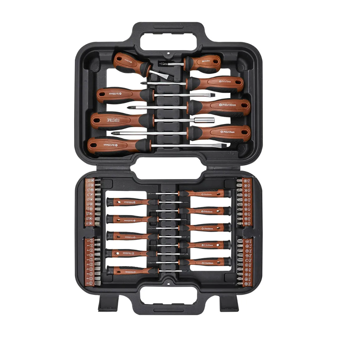 Набор отверток в комплекте с битами 58 пр FORSTIME FT-7058C