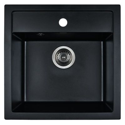 Мойка кухонная из мраморной крошки, antracite, Wisent W510-26