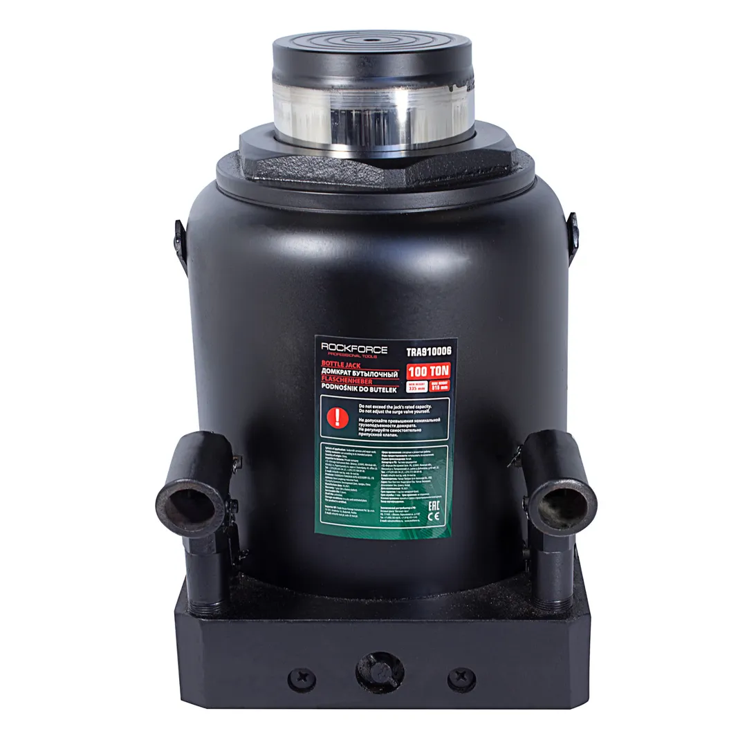 Домкрат бутылочный 100 т., 300-500 мм RockForce RF-TRA910006