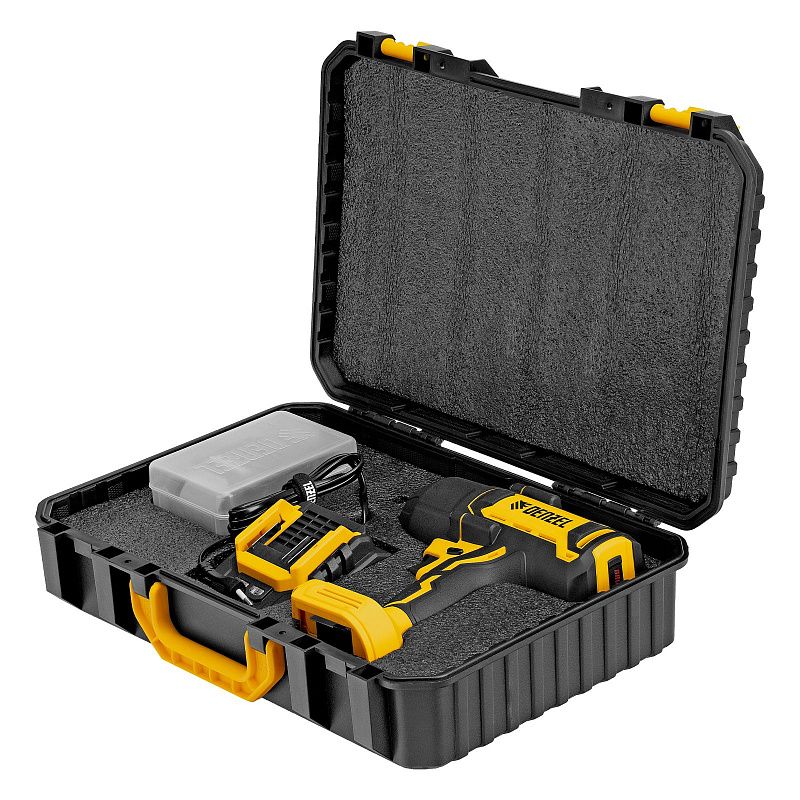 Гайковерт ударный аккумуляторный бесщет. CIWH-BL-20-1000, Li-Ion, 20 В Denzel 26528