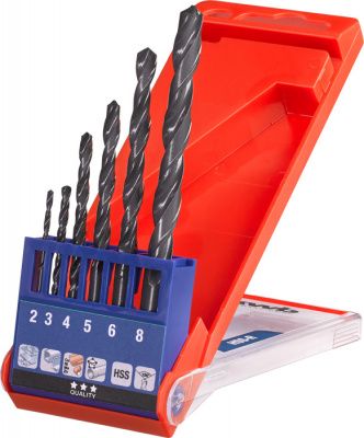 Набор сверел по металлу, 6 шт, KWB 49423140