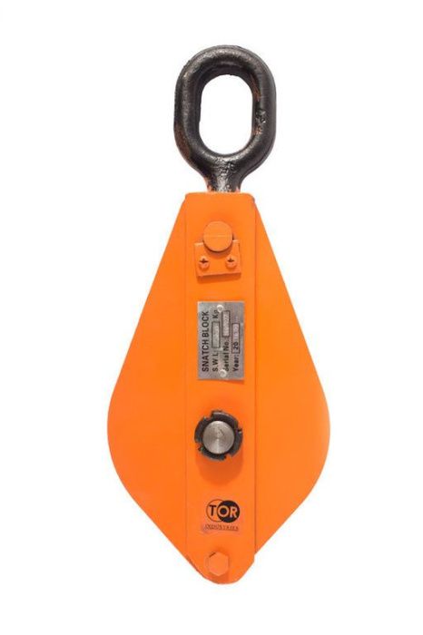 Блок монтажный однорольный с ушком 5 т с откидной щекой (K)* TOR 1049143