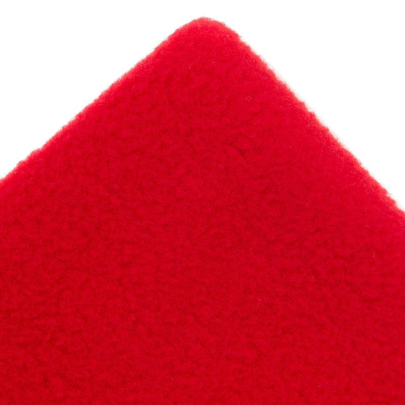 Шапка с отворотом из флиса для взрослых, размер 56-57, красная Сибртех 68821