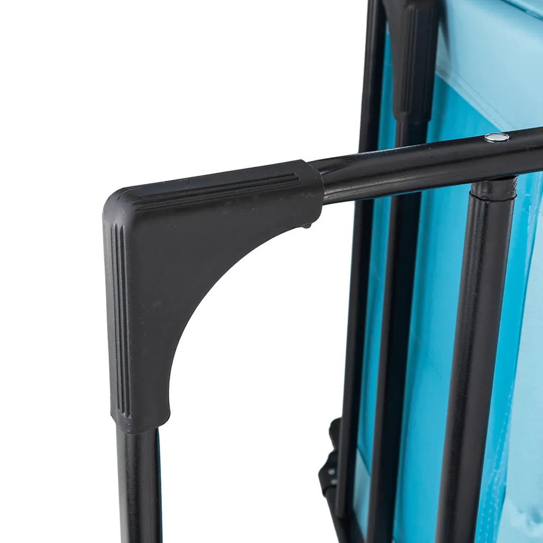 Шезлонг складной, blue Forsage F-FG-HY-8008LB