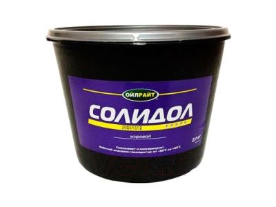 Смазка Солидол 2,1 кг. OILRIGHT 6016