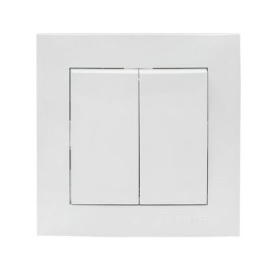 Валенсия выключатель 2-кл, 10А белый EKF PROxima EWV10-023-10