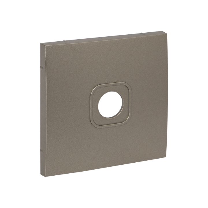 Валенсия лицевая панель розетки TV 1-местная 75Ом 5-862МГц кашемир EKF PROxima ESA00-L-027-40