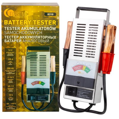 Тестер аккумуляторных батарей аналоговый 12V, 125А FORSTIME FT-8310