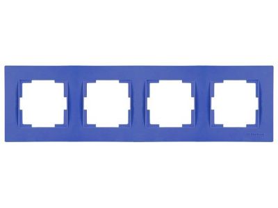 Рамка 4-ая горизонтальная темно-синяя, RITA, Mutlusan 22208001409