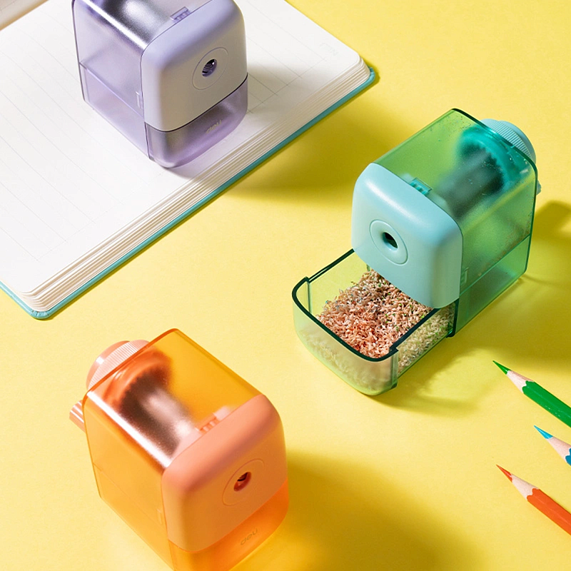 Точилка на 1 отверстие "Deli EH2", механическая, коралловый