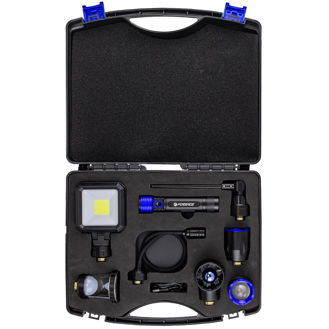 Фонарь портативный светодиодный аккумуляторный Forsage F-TH2017