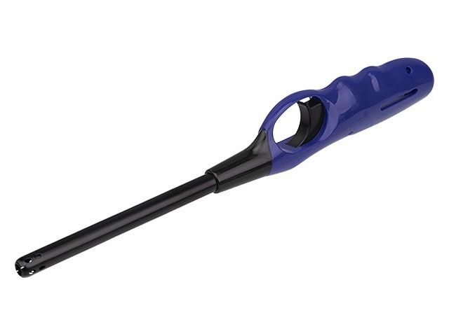 Пьезозажигалка бытовая газовая клаичеким пламенем, многоразовая, 1 шт. синяя СК-302L СОКОЛ 61-0960