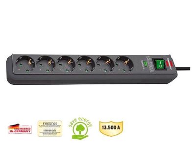 Удлинитель / фильтр сетев. 1.5м Eco-Line Brennenstuhl 1159710