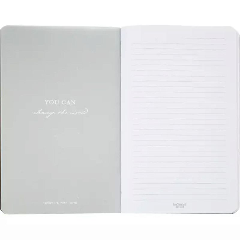 Блокнот "Botanica гортензия", А5, 48 листов, в линейку, черный