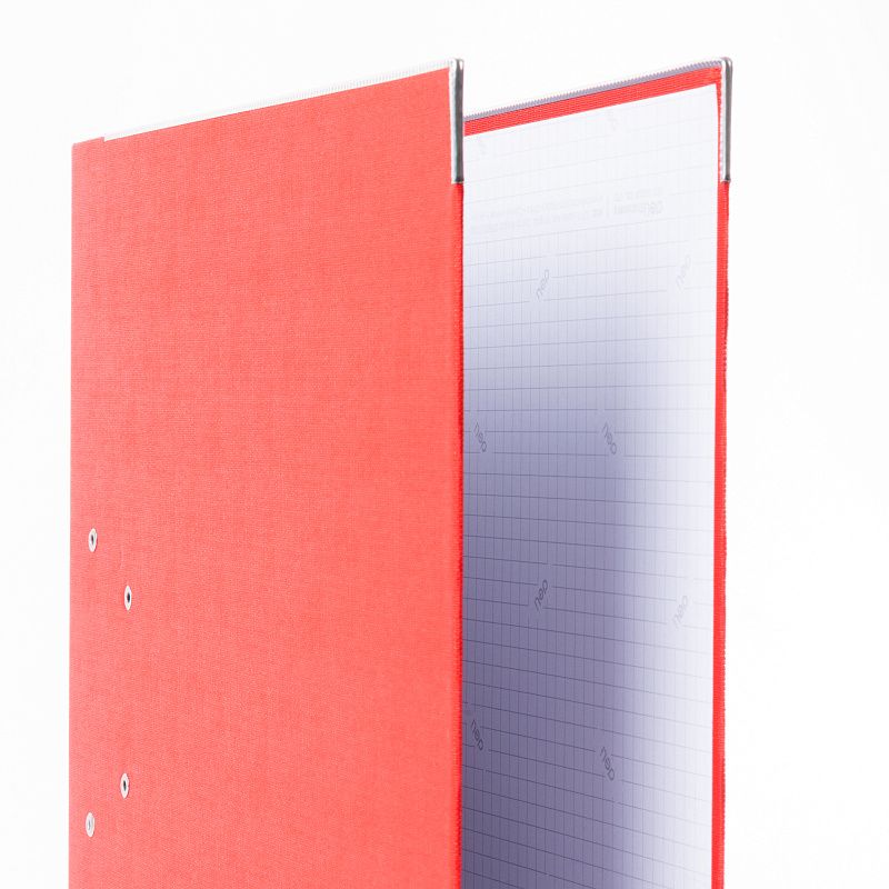 Папка-регистратор "Deli", А4, 75 мм, красный