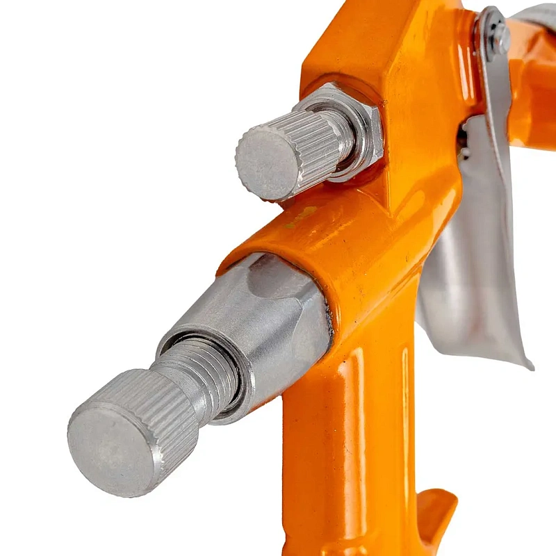 Краскораспылитель мини с боковым метал. бачком, 125мл, 0.8 мм, 2.0bar, 50-100 л/мин, присоед. резьба 1/4'' Partner PA-K3