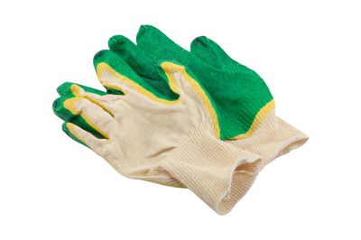 Перчатки х/б с двойным латексным обливом 13 класс 15185