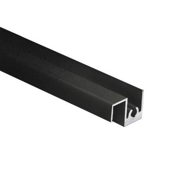 Профиль алюминиевый SENATOR черный муар горизонт верхн. L-6000 мм АЛЮТЕХ для узкой сис-мы 117071