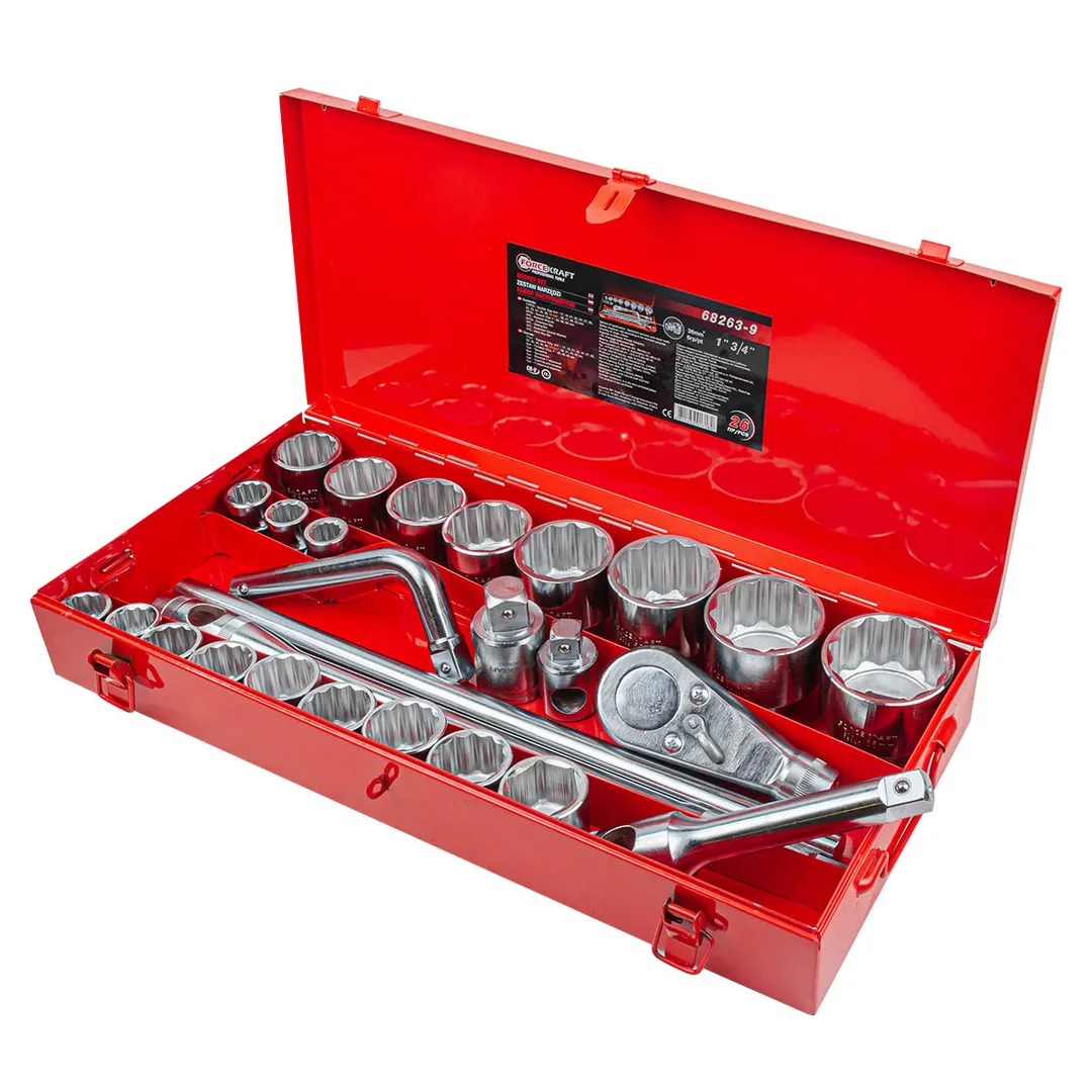 Набор инструментов 26 пр. 3/4", 12-гр. ForceKraft FK-68263-9